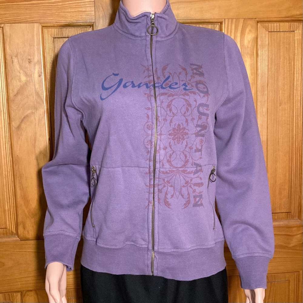 NWOT Gander Mountain Vintage 90s Jacket Mock Neck Coat Purple Size L Large